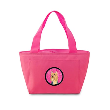 Carolines Treasures Pink Silky Terrier Zippered Insulated School Washable And Stylish Lunch Bag Cooler LH9361PK-8808