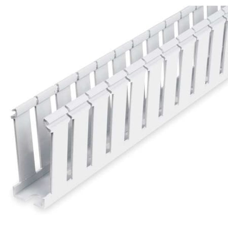 Abb Wire Duct, Wide Slot, White, Width 1 In TY1X3WPW6