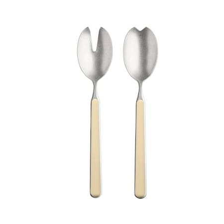 Mepra Fantasia Pewter Salad Serving Set - 2 Pieces - Sesame 10D622122P