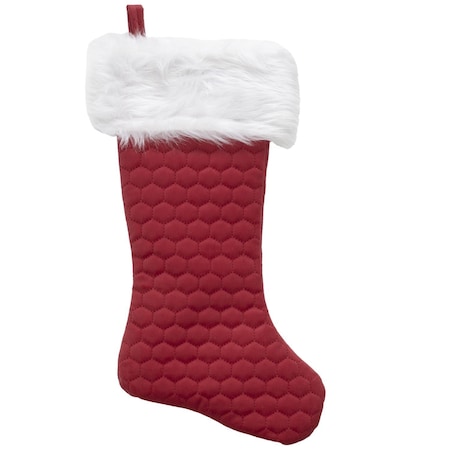 Dyno Red/White Christmas Stocking 20 in. 1201327-1
