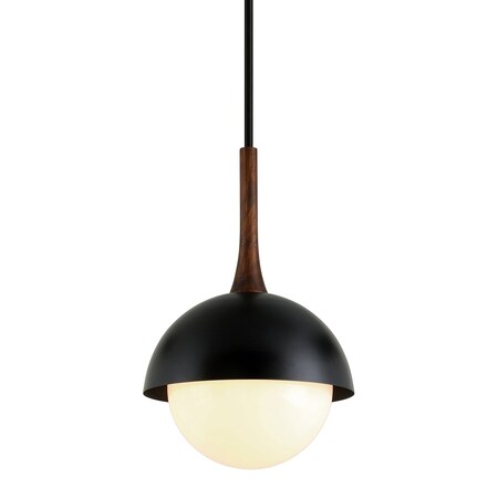 Troy Lighting Cadet 1 Light Pendant 15 In. Soft Black F7644-SBK