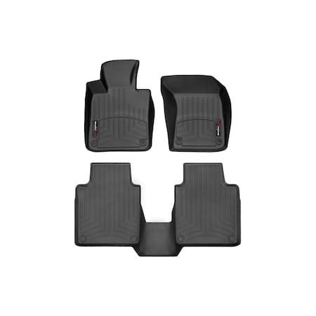 Weathertech Black, Front and Rear Floorliners 441281-1-2