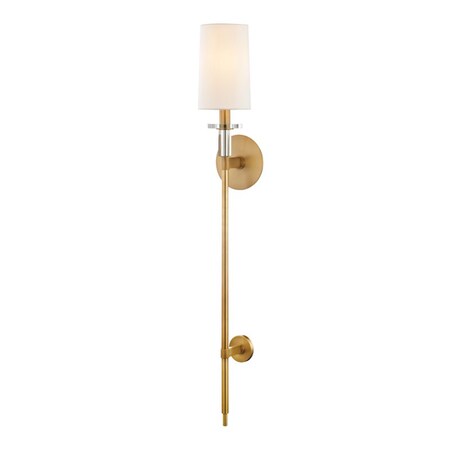 Hudson Valley Lighting Amherst 1 Light Wall Sconce 5.375 In. Aged Brass 8536-AGB