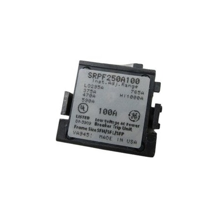 Ge Spectra RMS Circuit Breaker Rating Plug, 100 Amp SRPF250A100