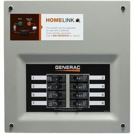 Generac HomeLink Upgradeable 30 Amp Manual Transfer Switch 6852