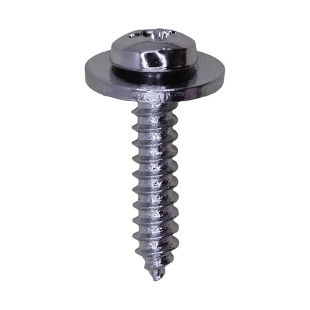 Auveco 4.2-1.41 x 20mm Type 1A Drive Pan Head Type Ab - Chrome, 50PK 12097