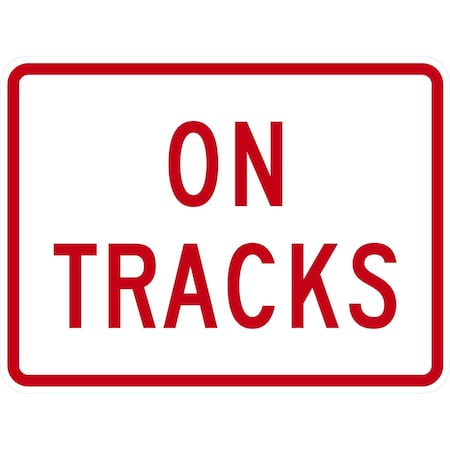 Lyle On Tracks, 24x18, Diamond Grade, White G-11829-DG_24x18