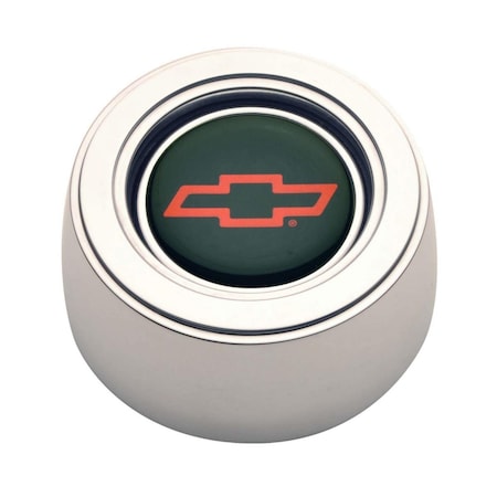 Gt Performance 11-1522 GT3 Hi-Rise Chevy Bowtie Color Horn Button Polished Emblem GTP11-1522
