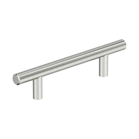Amerock Bar Pulls Hollow 3-3/4 inch (96mm) Center-to-Center Stainless Steel Cabinet Pull, 10PK 10VMP37241SS
