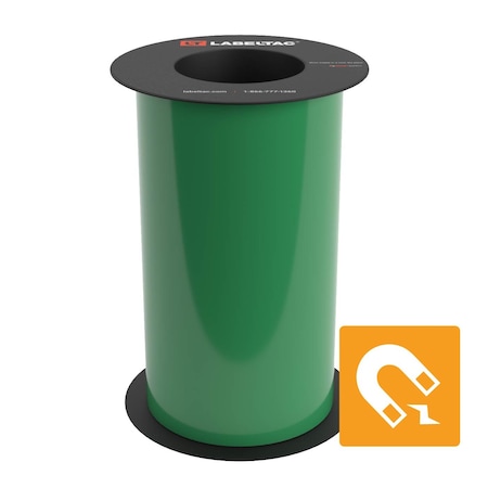 Labeltac Magnetic Supply 9in x 25ft LT9, Green LT905M-C