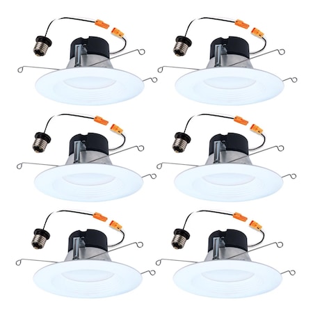 Halo White 6 in. W LED Recessed Downlight 8.75 W LT56079FS1EWHR6