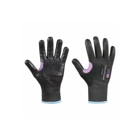 Honeywell CoreShield, A9/F Coated Cut Resistant Gloves, 7/S, HPPE/Kevlar/Alloy, Smooth Nitrile, 10 ga, Black 582-29-0910B/7S