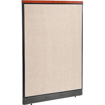 Global Industrial Interion Deluxe Electric Office Partition Panel, 48-1/4"W x 65-1/2"H, Tan 277554ETN