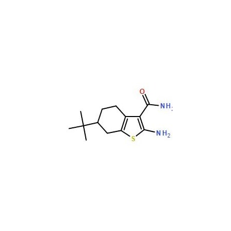 Ak Scientific 2-Amino-6-tert-butyl-4, 5, 6, 7-tetrahydro-1-benzothiophene-3-carboxamide (1g), CAS 68746-25-8 8154AE-1g