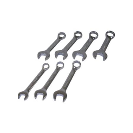 K-Tool International Hi Polish Mtrc Shrt Wrench Set, 7pcs. KTI-41700