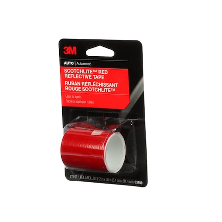 3M Scotchlite 3M Reflective Tape, 03459, 2 in x 36 in, 24PK 3459