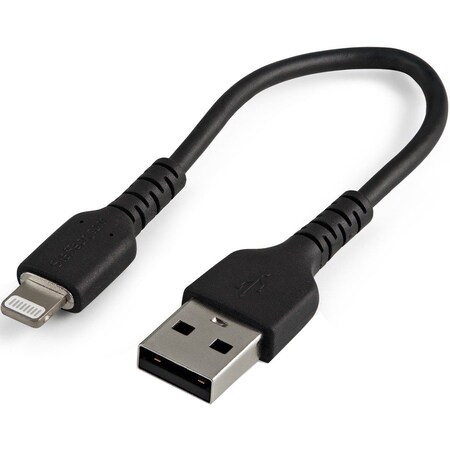 Startech.Com 6 INCH DURABLE USB-A TO LIGHTNING CABLE RUSBLTMM15CMB