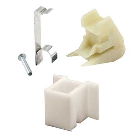 Prime-Line Block and Tackle Top and Bottom Guides, 1 in., Plastic and Steel Components (1 Set) FS 294B