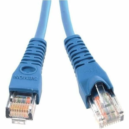 Siemon CBL ASSY MOD 26-4PR STRANDED, CAT6 T568A/B 10FT MC6, WHITE W/CLEAR BOOT MC6-10-02