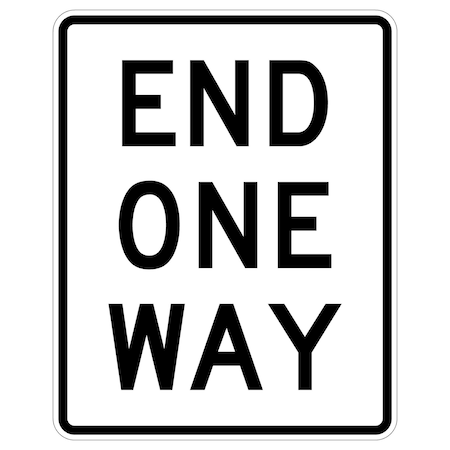 Sign Solutions Usa Traffic Sign, 18 in Width, Aluminum Sign, Vertical Rectangle DUS06DWT1824R6-7