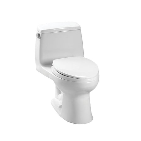 Procomfort MS854114EG-01 Ultramax Elongated Front Cefiontect One Piece Toilet, Cotton White PR2982311
