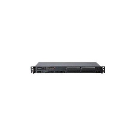 Supermicro SuperServer Intel Atom D525 200W 1U RackmountServer BareboneSyst (Blk) SYS-5015A-EHF-D525