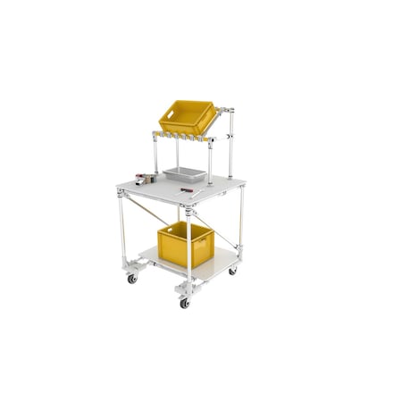 Trilogiq Mobile Worktable With Picking And Storage Level. 20710-02