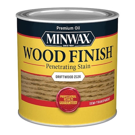 Minwax Wood Stain, 0.5 pt, Driftwood 221264444