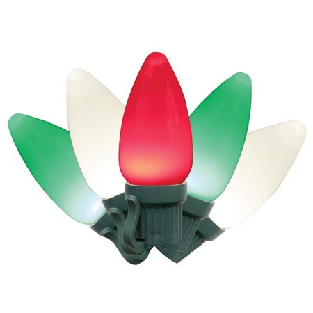 Celebrations Classic LED C9 Multicolored 25 ct String Christmas Lights 49 ft. 11-06025A