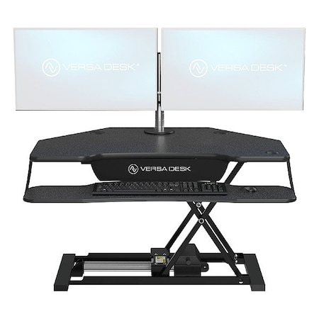Versadesk Corner Electric Standing Desk Convert VDPPEC3631-BB