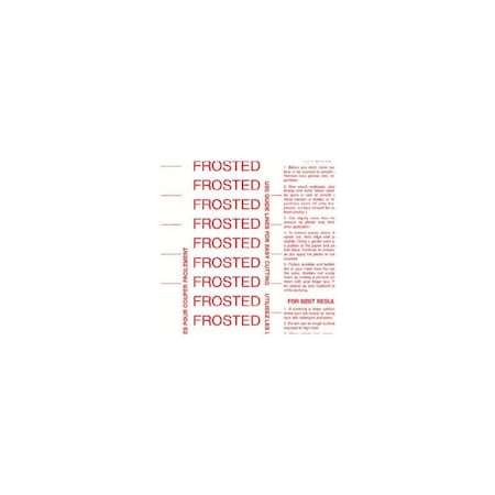 Kittrich Shelf Liner, Adhesive, Frosted Glass, 18-In. x 9-Ft. 03-500-12