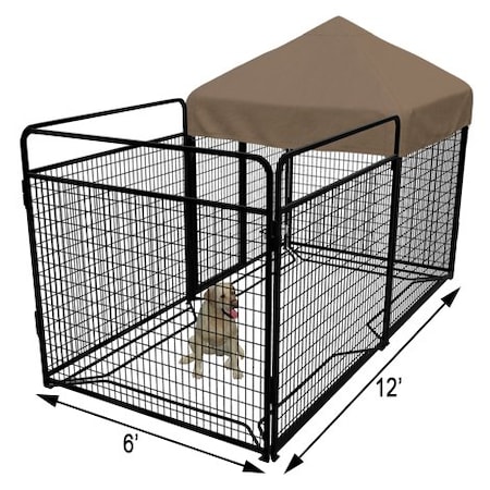 K9 Kennel Store 6ft X 12ft Complete Standard Kennel CWW6X12FK
