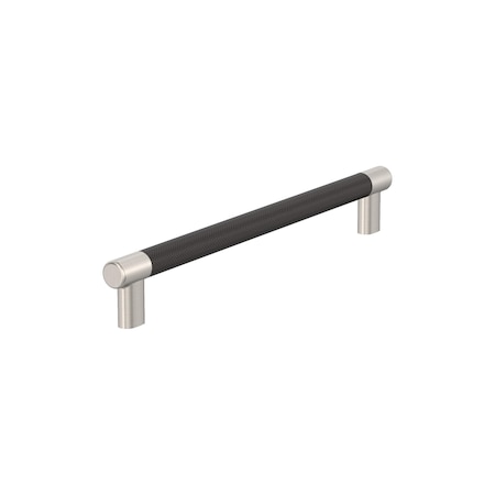 Amerock Esquire 12 inch 305mm Center-to-Center Satin Nickel/Oil Rubbed Bronze Appliance Pull BP54040G10ORB