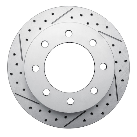 Dynamic Friction Co DFC Geoperformance Rotor - Drilled and Slotted 830-48040L