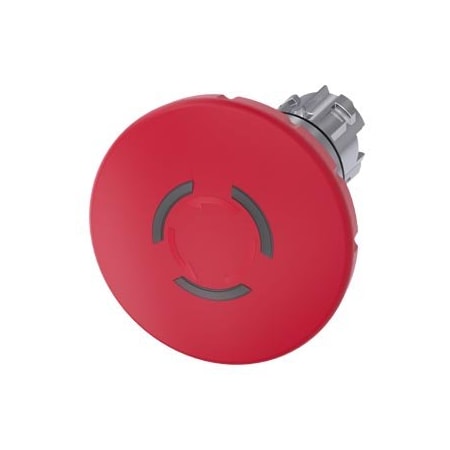 Siemens EMERGENCY STOP mushroom pushbutton, illuminable, 22 mm, round 3SU1051-1JB20-0AA0-ZY12
