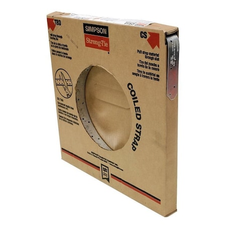 Simpson Strong-Tie CS Coiled Strap, 20 ga Gauge, Steel, Galvanized CS20-R