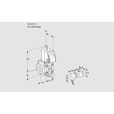 Honeywell Kromschroder VAS1T25/-N/NQ KS88011123