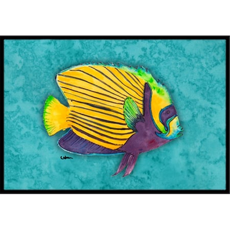 Carolines Treasures 8674JMAT Fish Tropical Indoor Or Outdoor Doormat, 24 x 36 in. 8674JMAT