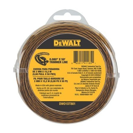 Black & Decker .080x50String Trim Line DWO1DT801