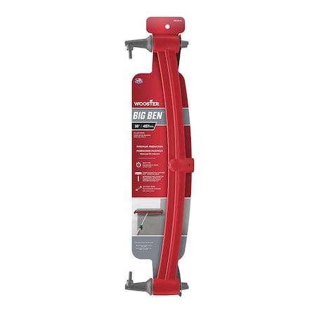 Wooster Paint Roller Frame, Polypropylene Handle, 18" Rollers BR045