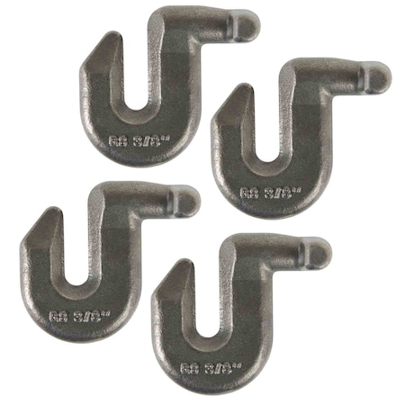 Mytee Products 3/8 in Heavy Duty G80 T-Grab Hook Combo, 7100 lbs WLL, 4PK GH-T-G80-9000x4