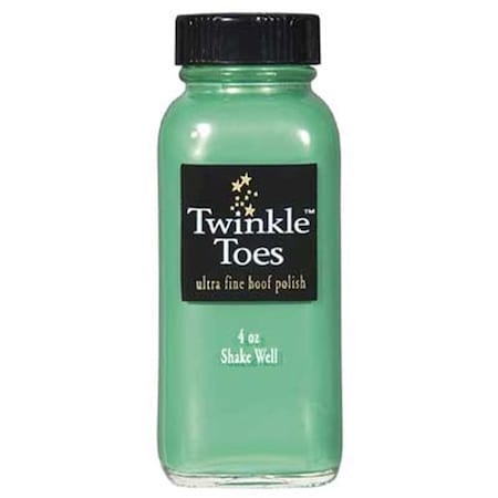 Twinkle Glitter Products TP0560 4 oz Toes Satin Hoof Polish - Green 1297-GN