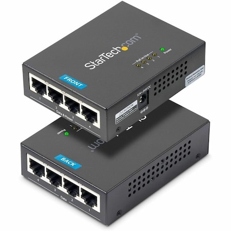 Startech.Com 4 Port Gigabit Midspan - PoE+ Injector POEINJ4G