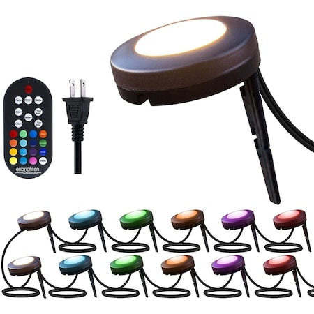 Enbrighten Seasons Landscape Lights, 110 ft., 12 Puck 41017