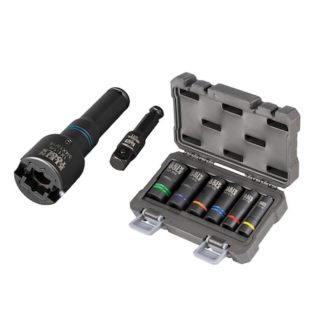 Klein Tools 6-in-1 Impact Socket Set 660KIT2