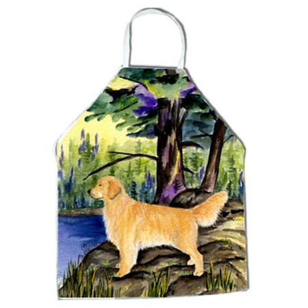 Carolines Treasures Golden Retriever Apron - 27 x 31 in. SS8426APRON