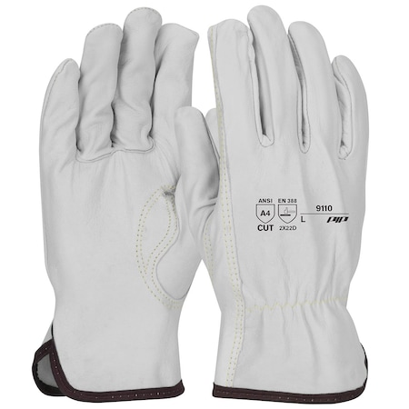 Pip Top Grain Sheepskin Leather Drivers Glove with A4 Aramid Blend Lining, Keystone Thumb 9110/3XL