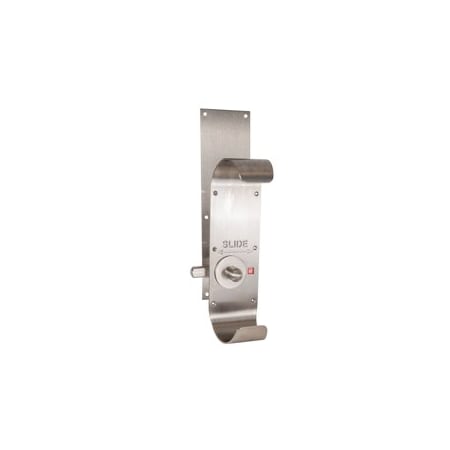 Trimco Ultimate Hands-Free Slide Lock - Inswing, for 1-3/4in Door Only, 630/US32D Stainless Steel UHF211-52-630