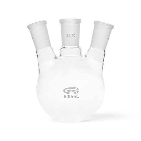 Zoro Select Boiling Flask, 500 mL, Round UN3NKFK500