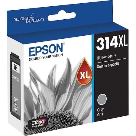 Epson T314 XL Capacity Gray Ink Cart T314XL720-S
